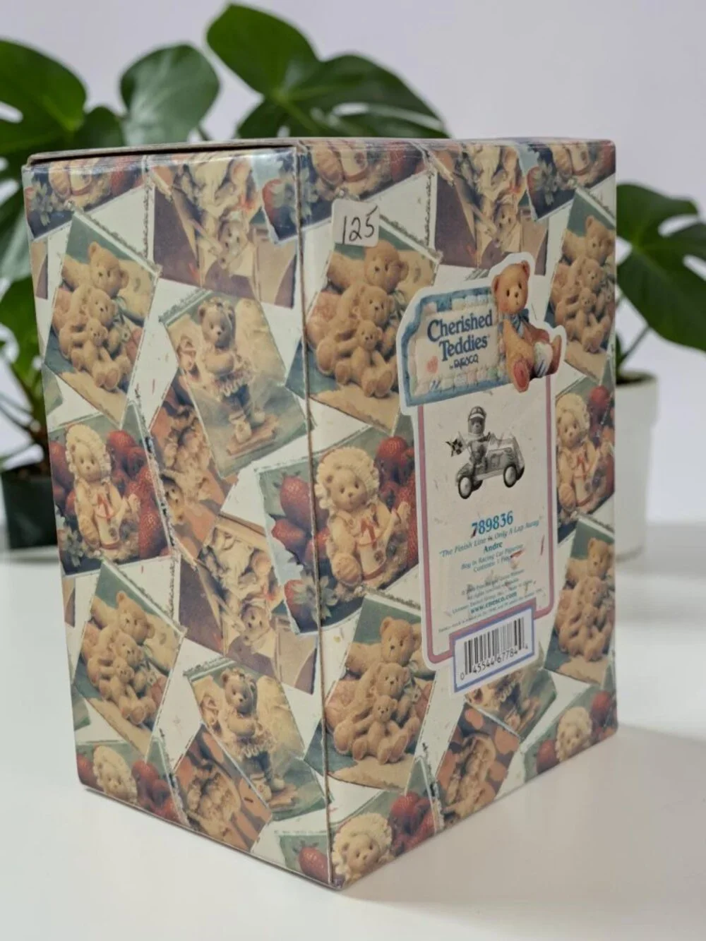 Cherished Teddies Bear Figurine 2000 Andre # 789836 BOX & CERTIFICATE